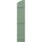 Ekena Millwork Americraft 3-Board (3 Batten) Wood Joined Board-n-Batten Shutters w/Ellipt Top, ARW401BE311X77TGH, PR ARW401BE311X77TGH - alternate 8